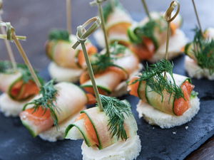 Меню фуршета - канапе