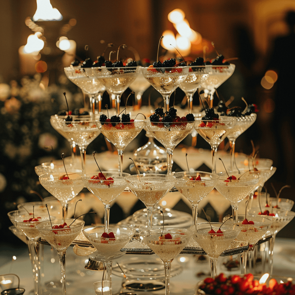 Пирамида из шампанского