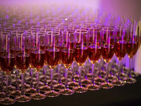 Коктейль на показе Chantal Thomass