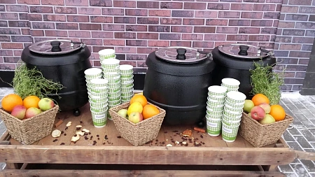 Фуршет на сдаче очереди ЖК