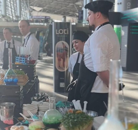 Анимационная станция молекулярной кухни на 85 персон