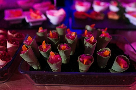 Фуршет на мероприятии WELLA