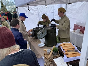 Полевая кухня на 500 персон на 9 мая