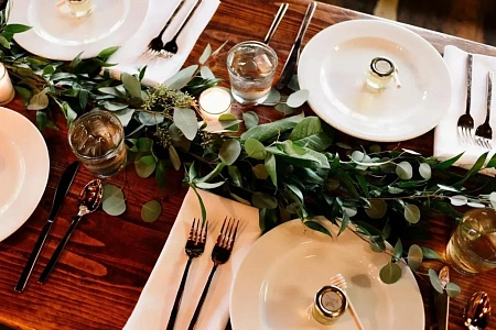 Сервировка свадьбы