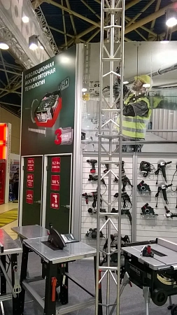 Работа на выставочном стенде Metabo