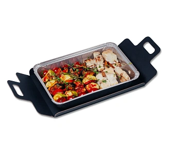 Дуэт шашлычков «Овощи и масляная рыба»