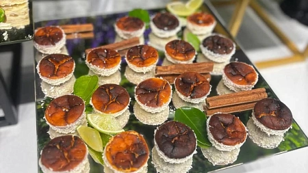 Доставка с обслуживанием на 60 персон лофт Москва Сити 