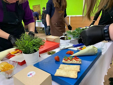 Мастер-класс "Мильфей" на 200 персон