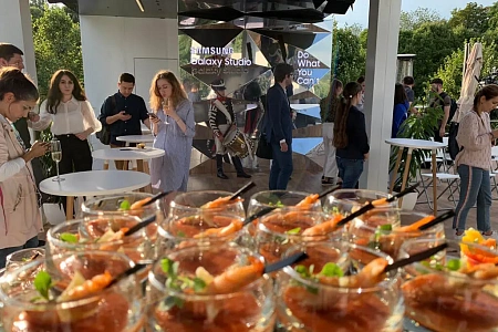 Фуршет-презентация в Samsung Galaxy Studio