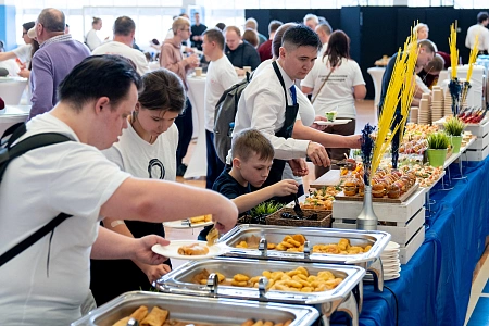 Фуршет на 270 персон на спортивном соревновании