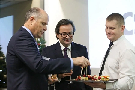 Прием для компании Беринг