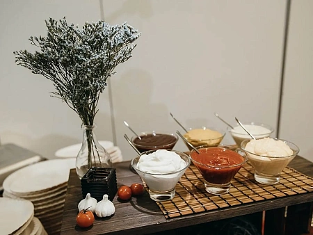 Фуршет в офисе компании GLO