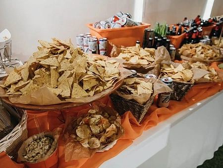 Фуршет в офисе компании GLO