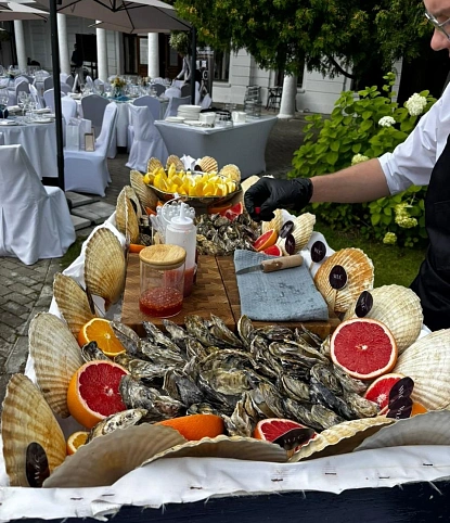 Банкет и welcome зона в Усадьбе Середниково на 90 персон