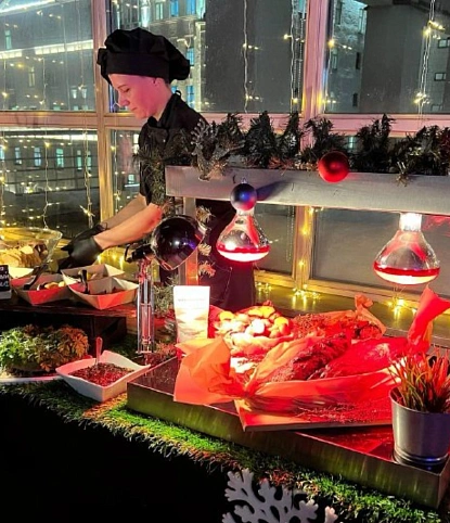 Новогодний фуршет на 100 персон