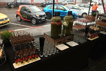 Фуршет на Quest-Drive Porsche