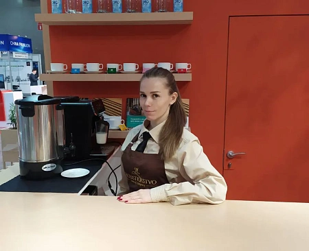 Кофе-бар на выставке для Л-ПАК