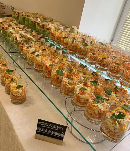 Фуршет в формате шведского стола на 250 персон