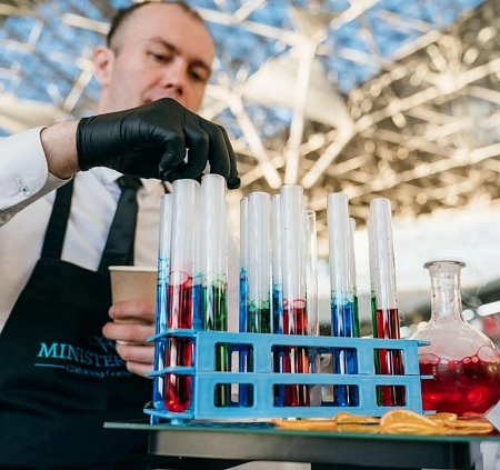 Анимационная станция молекулярной кухни на 85 персон