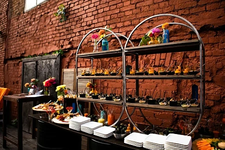 Свадебный фуршет в лофте Detroit