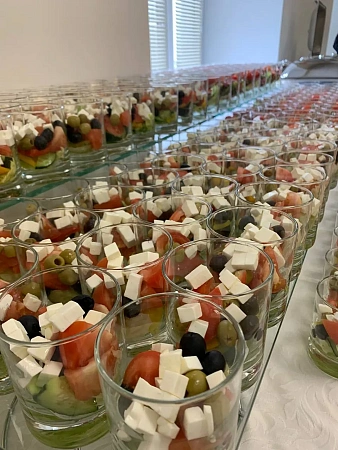 Фуршет в формате шведского стола на 250 персон