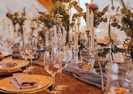 Сервировка гала ужина