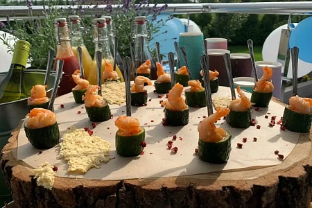 День рождения в загородном доме в Эко-стиле