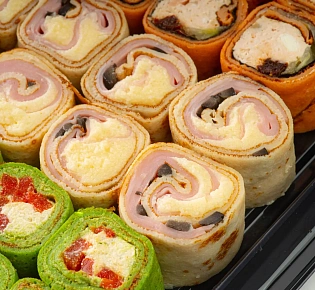 Блинный квинтет с ассорти начинок