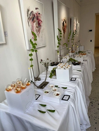 Фуршет на выставку современного искусства в Askeri Gallery