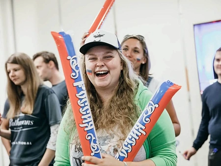 Фуршет в офисе компании GLO