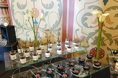 Фуршет на презентации Genesis