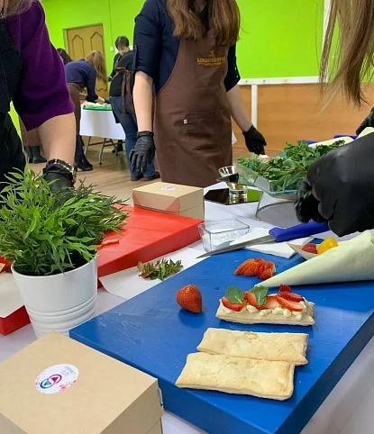 Мастер-класс "Мильфей" на 200 персон