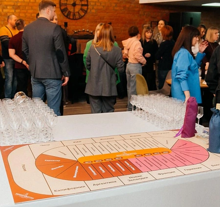 Анимационная станция "Винное казино" и доставка с обслуживанием на 80 персон