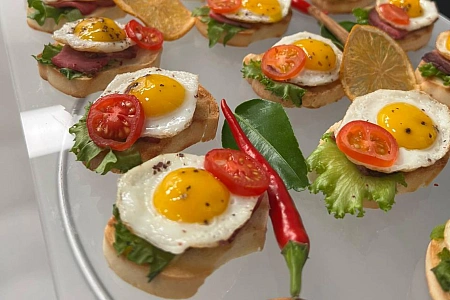 Фуршет на 40 персон для Sbercloud