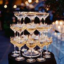 Пирамида с шампанским