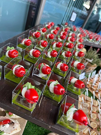 Фуршет и анимационные станции с ватой и мороженым для 150 персон R-Vision