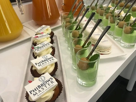 Фуршет для студии PhiBrows Master