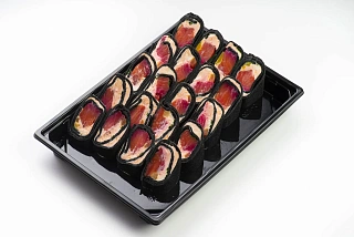 Мексиканский ролл с кетой и пряным сыром