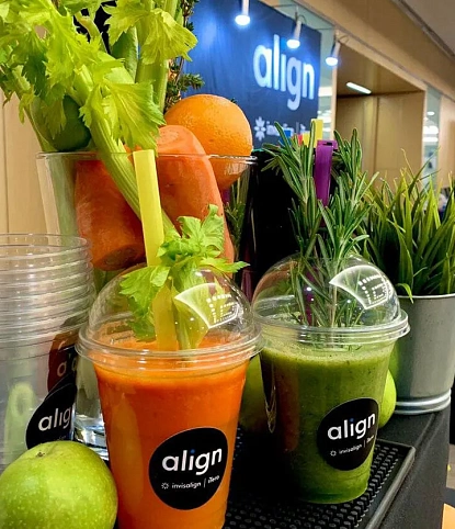 Смузи и фреш-бар в офисе компании