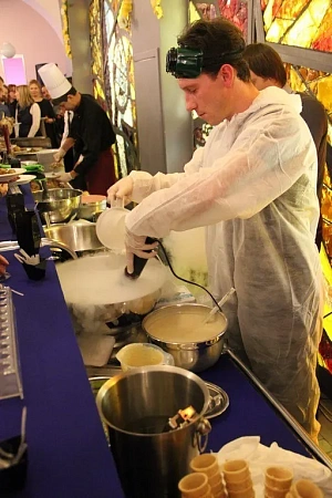 Фуршет с анимационными станциями в политехническом музее