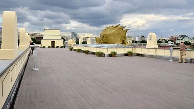 Крыша арки Парка Горького