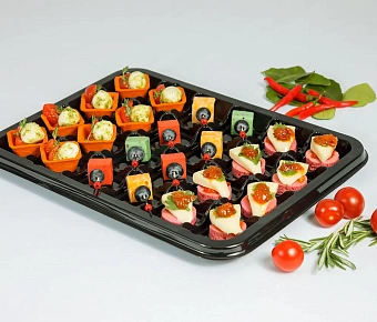 Набор для фуршета с сырными мини закусками (24 шт.)