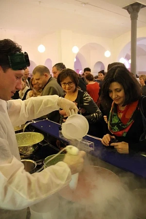 Фуршет с анимационными станциями в политехническом музее