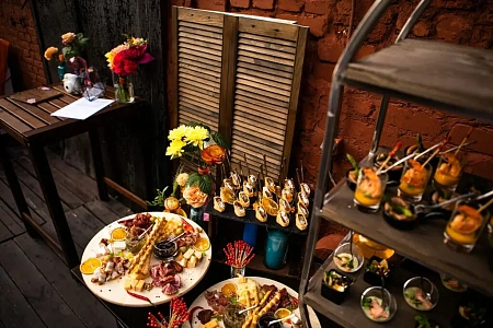 Свадебный фуршет в лофте Detroit