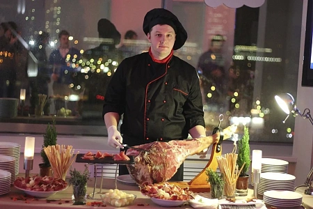 Новогодний фуршет для Совкомбанк