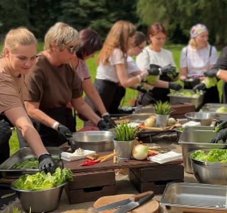 Мастер-класс на 116 персон в Усадьбе Валуево