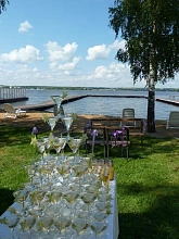 Свадебный банкет и фуршет в яхт-клубе