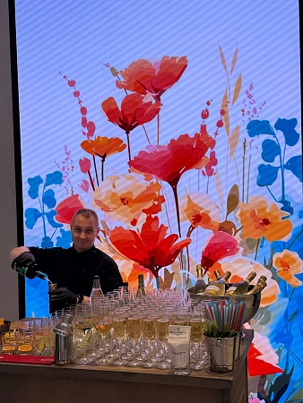 Коктейль на 150 персон для клиентов компании СТОУН 