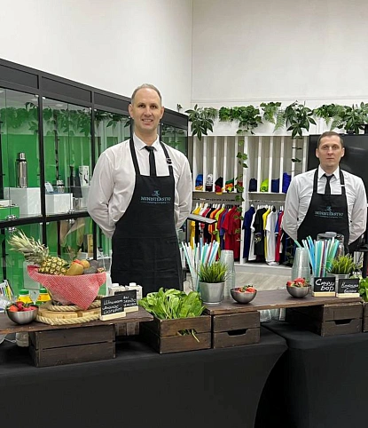 Смузи-бар и анимационная станция "Сладкая вата"