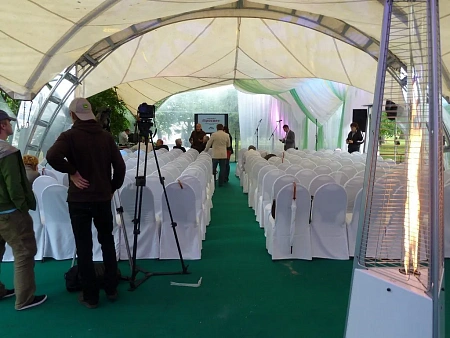 Фуршет в парке Останкинского дворца